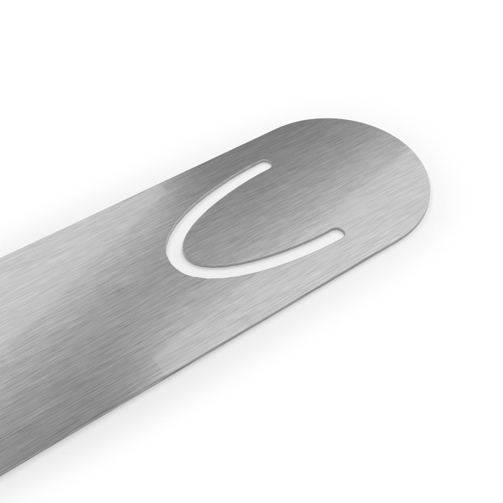 White Kevin's Coffee Metal Bookmark — Sturdy Espresso-Themed Reading Accessory
