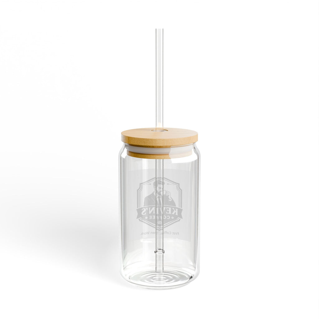 16oz Sipper Glass for Iced Coffee & Cold Beverages — Clear Drinkware