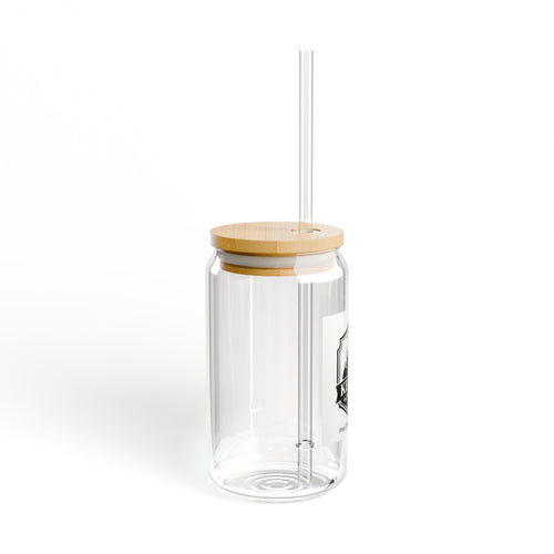 16oz Sipper Glass for Iced Coffee & Cold Beverages — Clear Drinkware