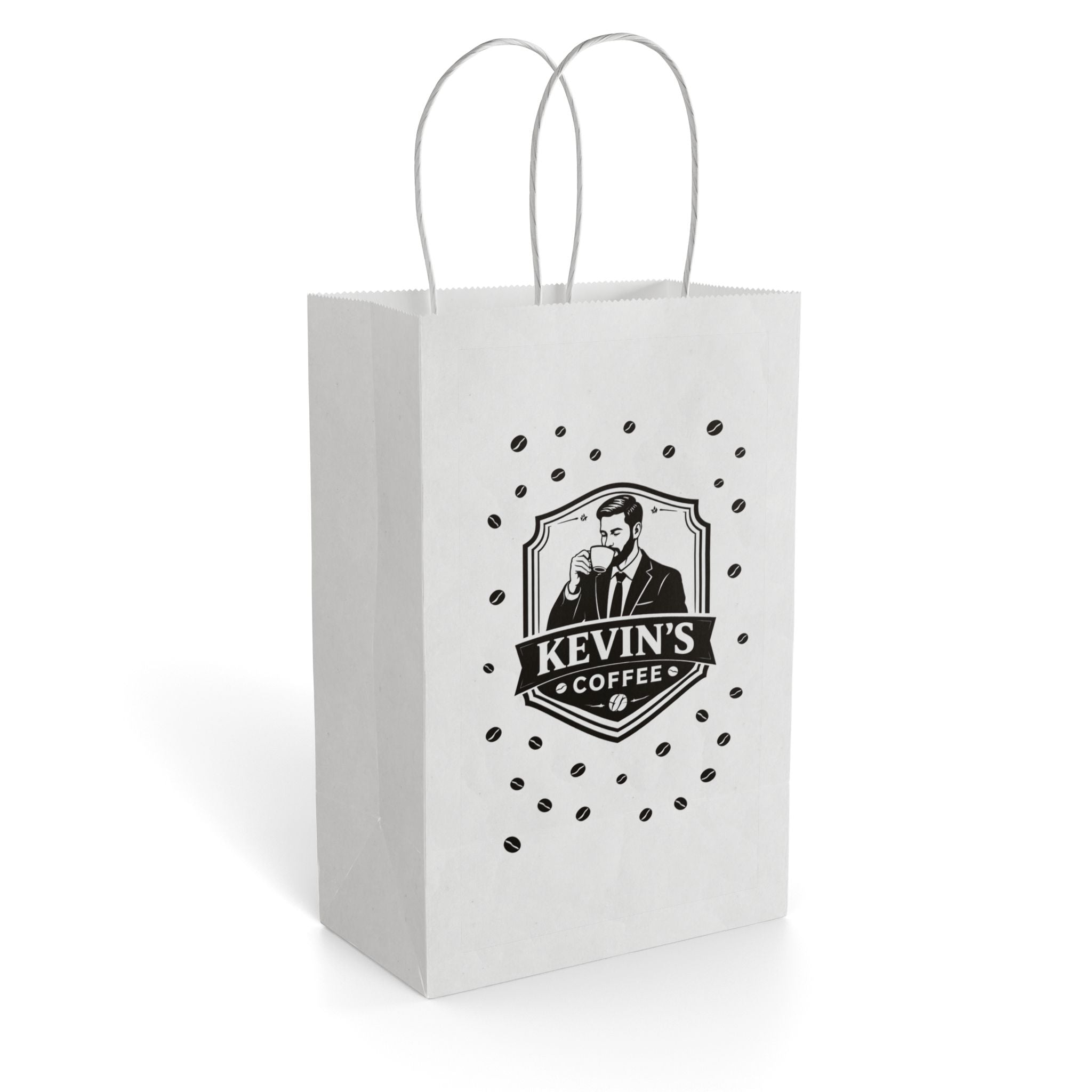 Kevin's Coffee Branded Paper Gift Bag — Coffee Lover Gift Bag