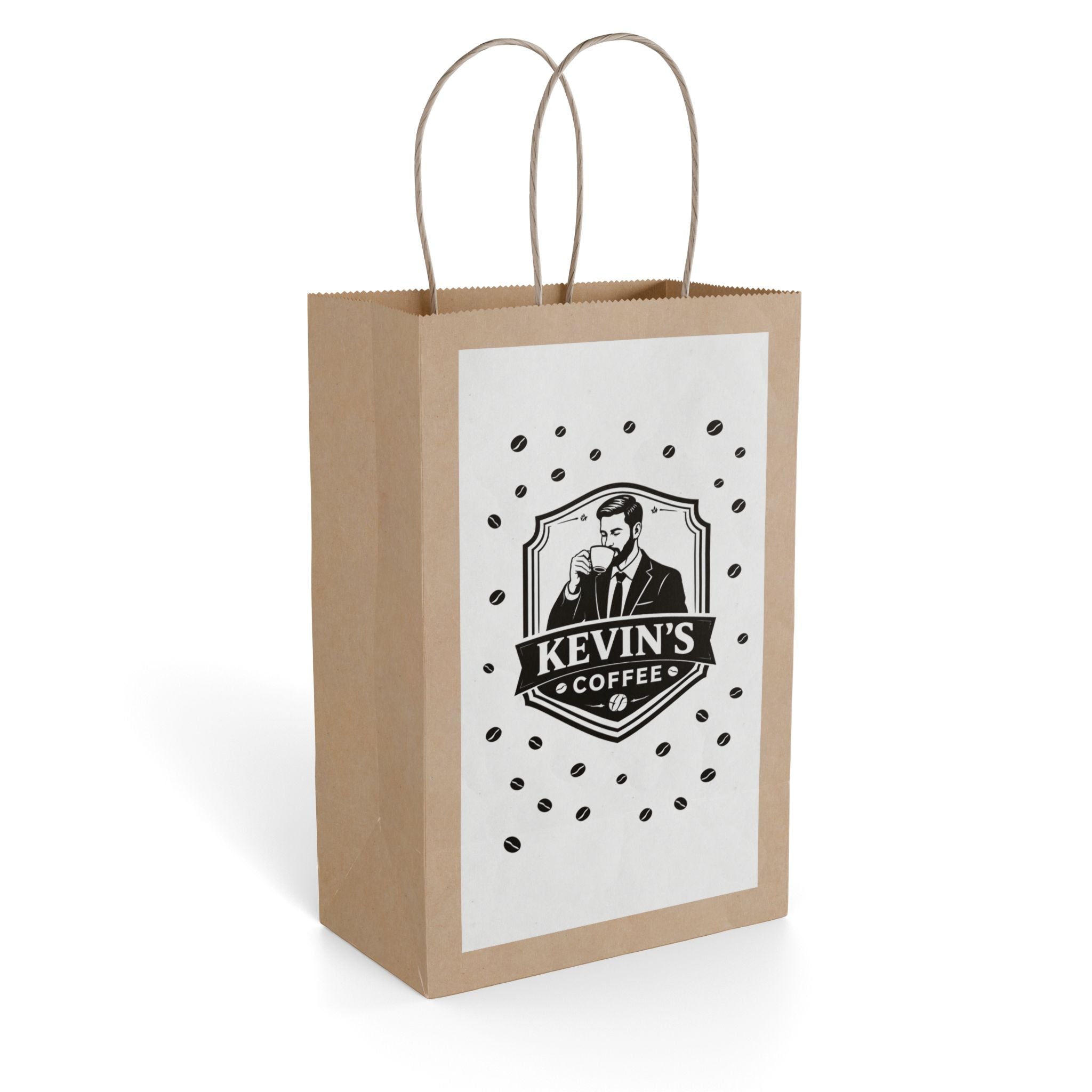 Kevin's Coffee Branded Paper Gift Bag — Coffee Lover Gift Bag